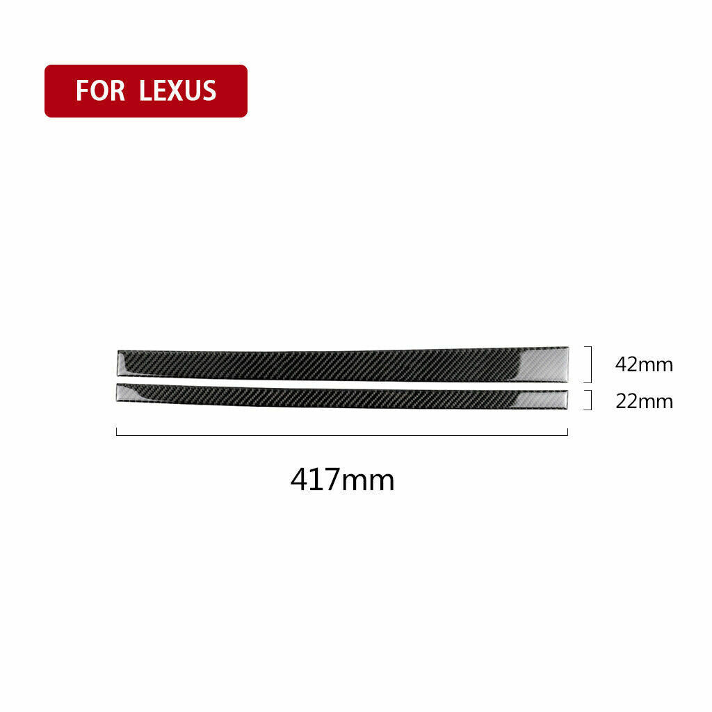 Carbon fiber interior storage compartment lid trim suitable for Lexus IS250 2013 - 19
