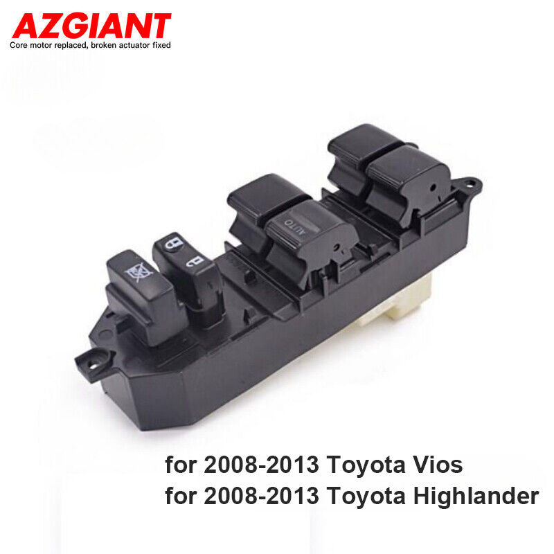 For 2008-2013 for Toyota Vios/Highlander power window switch driver, front left