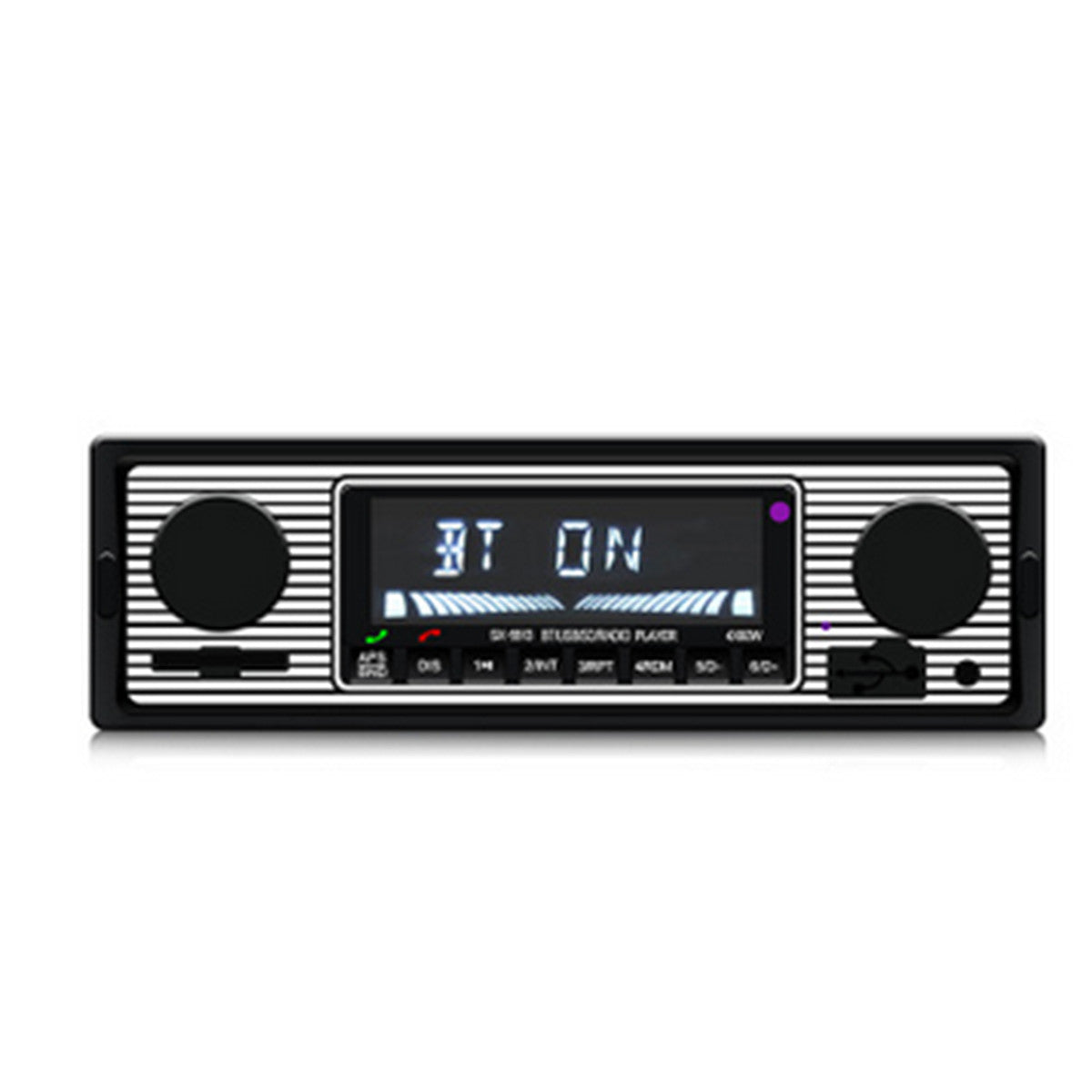 Car FM Retro Radio Player Bluetooth Stereo MP3 USB AUX Audio+ Remote Vintage