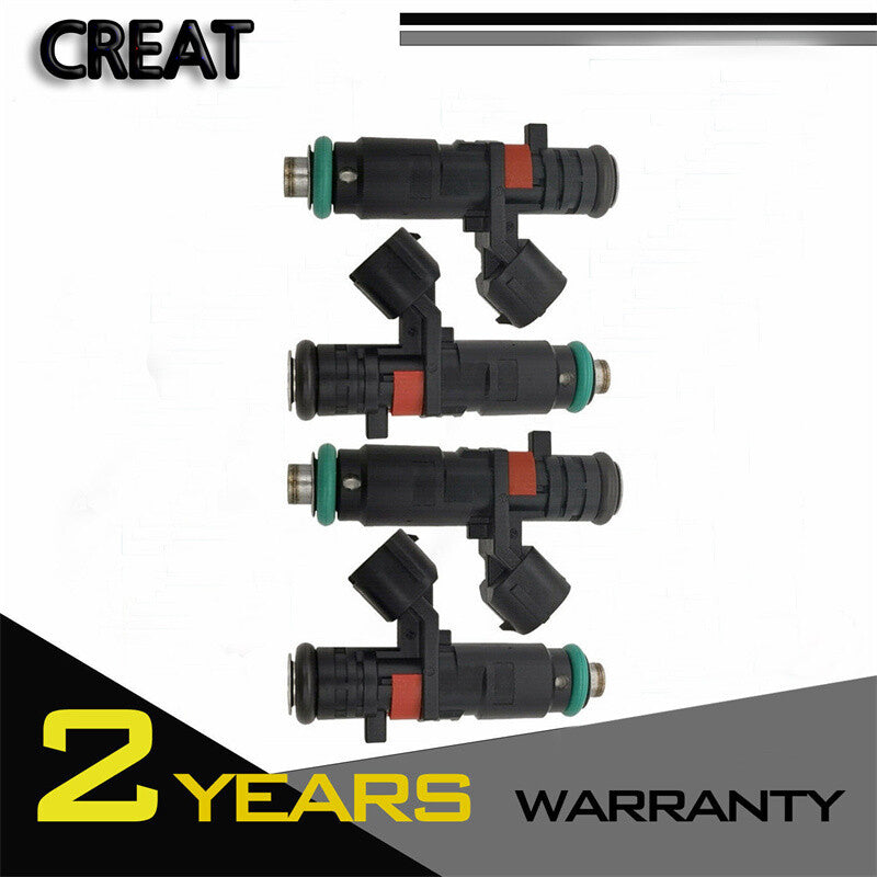 4-pack of fuel injectors for Volkswagen for Jetta 2.0L 2011-2018 seats (Ibiza 06A906031CP-)