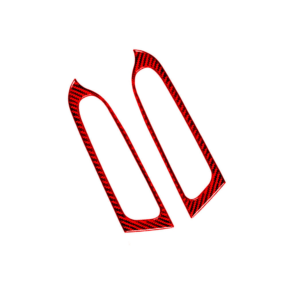 2X Rear Window Button Trim Cover for Chevrolet Colorado/ for GMC for Canyon 2015-2022 Red