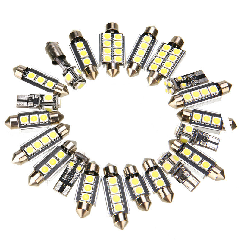 12V Car Interior Dome Map License Trunk License Plate Light Auto LED White Bulbs