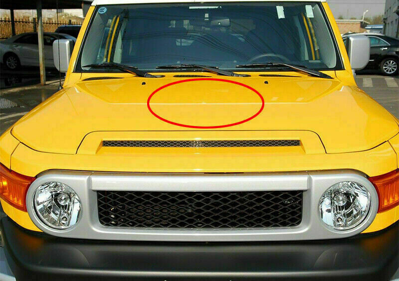 Yellow Front Engine Hood Air Outlet Vent Cover for Toyota FJ Cruiser 2007-2014