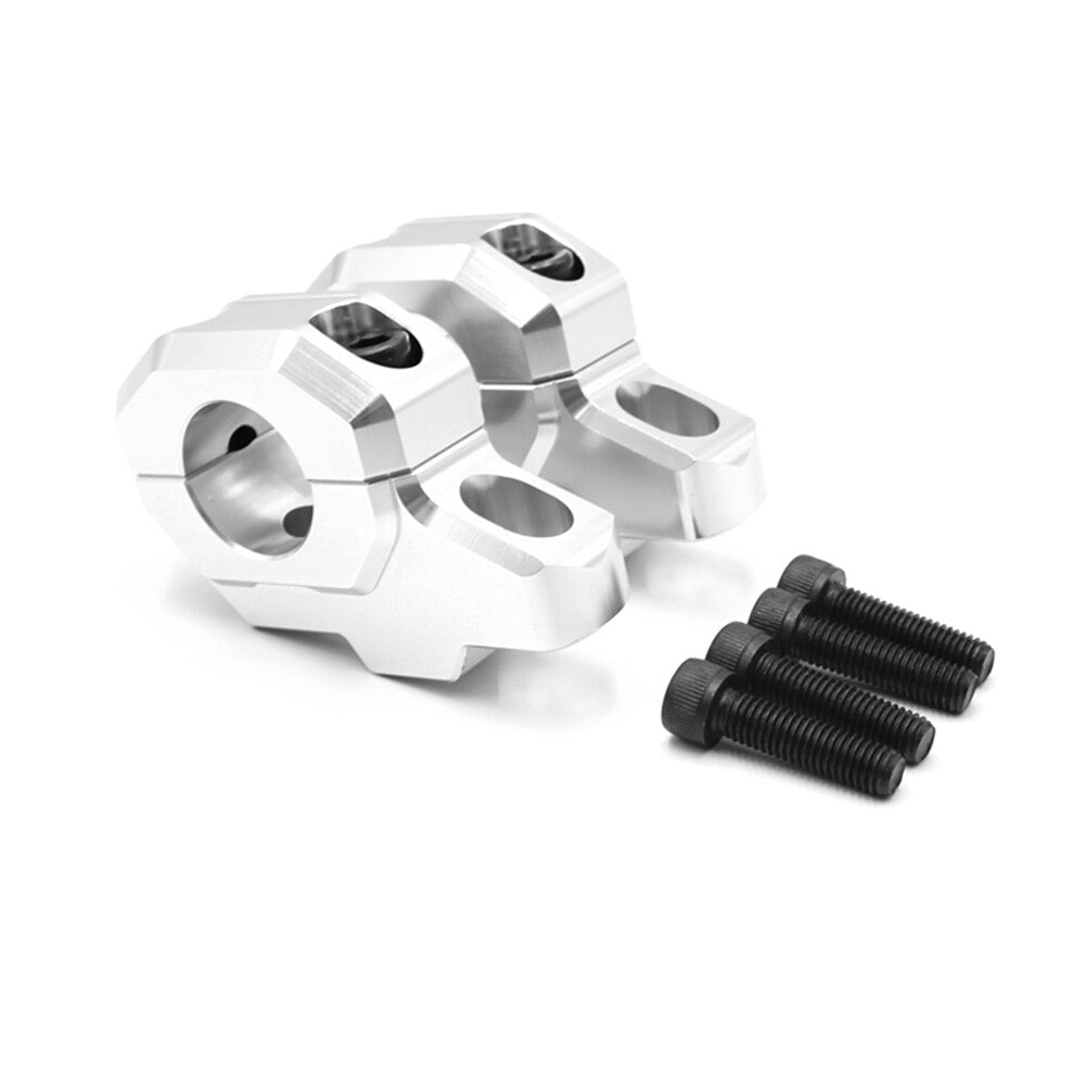 for Kawasaki Z900C Z900RS 2017-24 Handlebar Mount Riser Clamp Handle Bar Silver