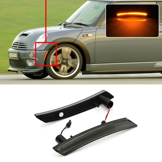 Smoke-smoked front-side marker light for Mini Cooper R55 R56 R57 R58 R59 R60 R61