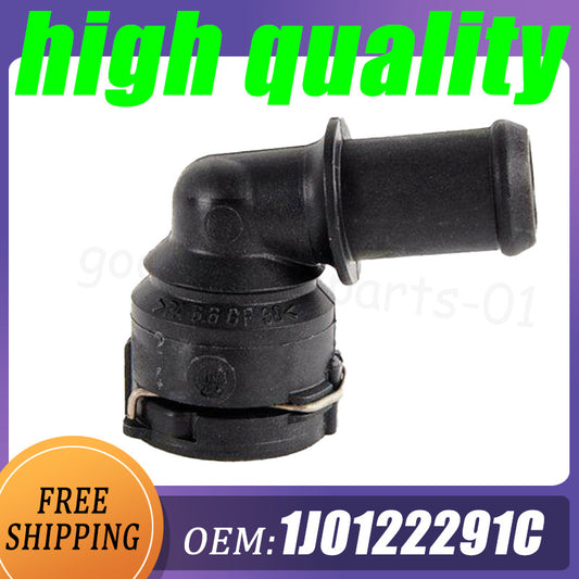 new coolant hose connector for 1998-2008 for Volkswagen Beetle R32 Eos 1J0122291C