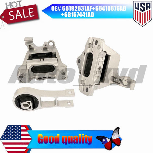 68192831AF 68418876AB 68157441AD 1 complete set of engine, motor, and transmission brackets