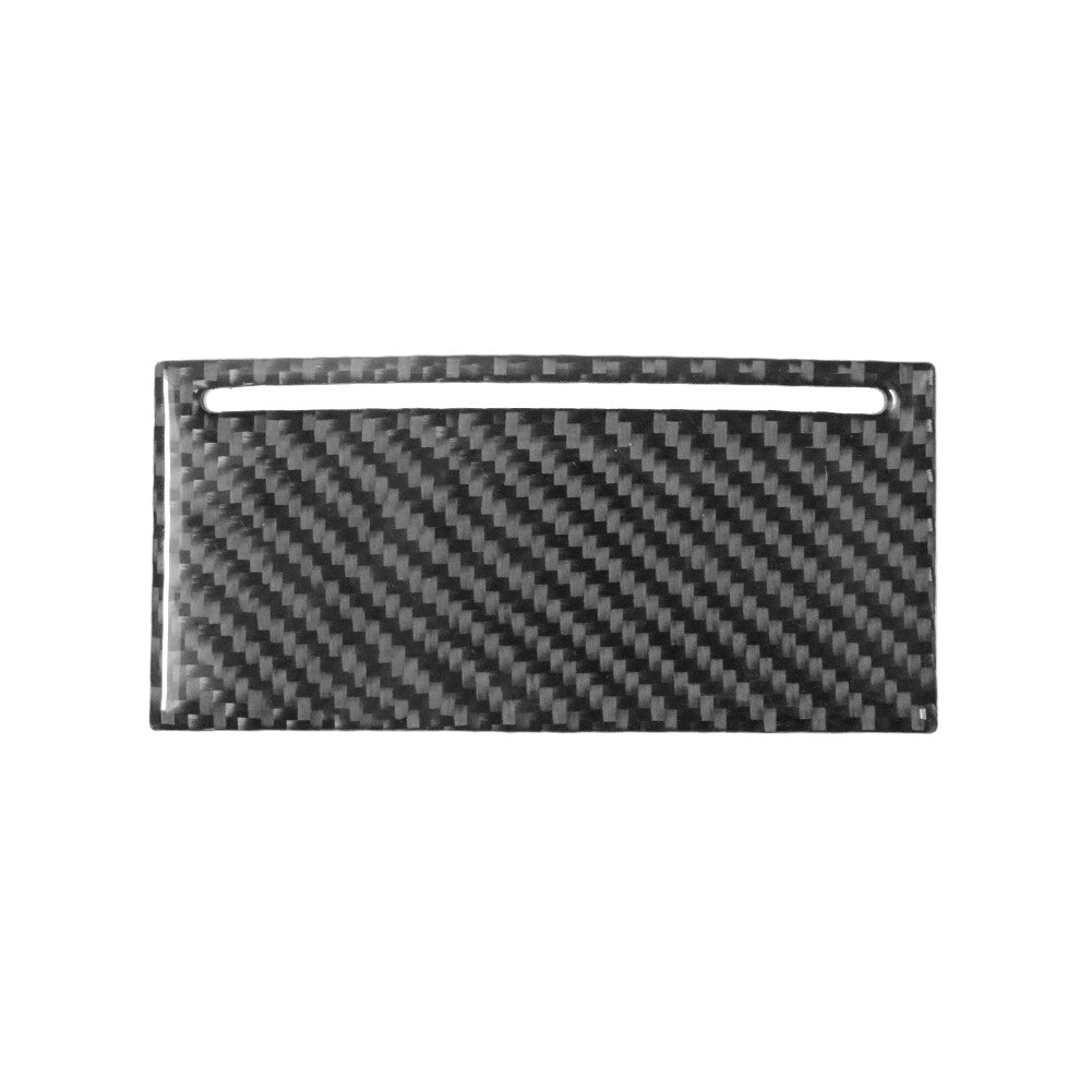 Carbon Fiber Interior Rear Storage Box Cover Trim for Volkswagen for Passat 2006-11