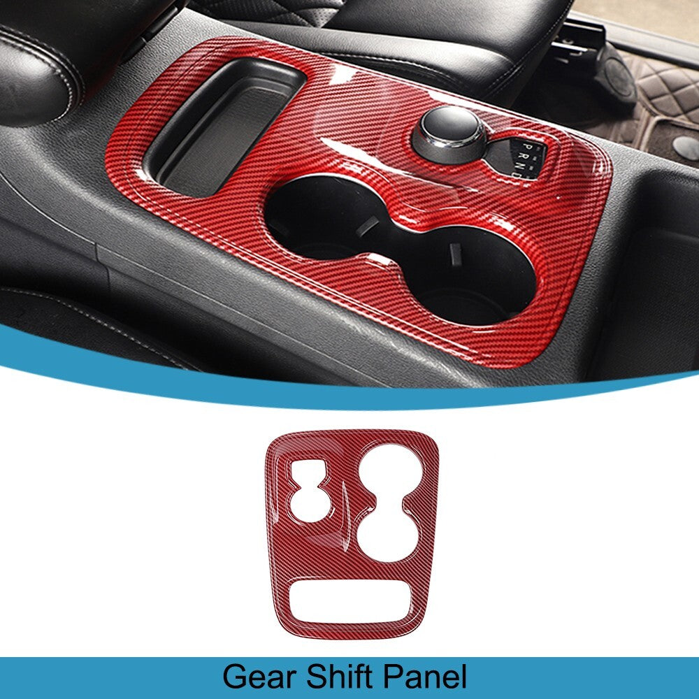 Console Gear Shift Panel Frame Cover Trim for Dodge Durango 2014 2015 2016 2017