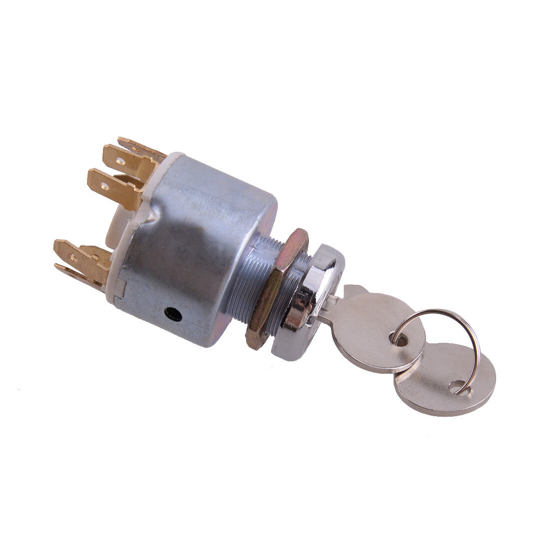 Ignition Starter Switch With 2 Keys Fit For Car Tractor Trailer Boat Scooter
