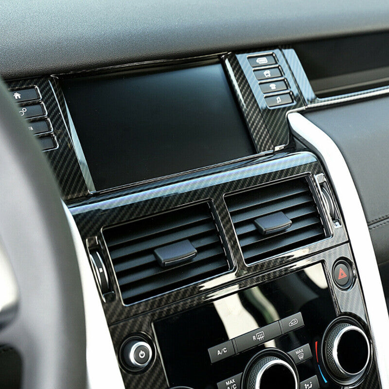 Carbon fiber ABS 4-door window lift switch decorative cover for Ford Maverick 2022-23