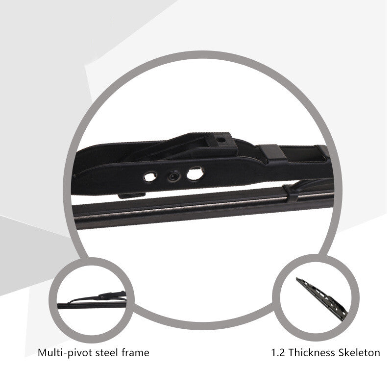 All Season 24-inch + 22-inch Wiper Blade Size Windshield Front Right 2-Piece Set