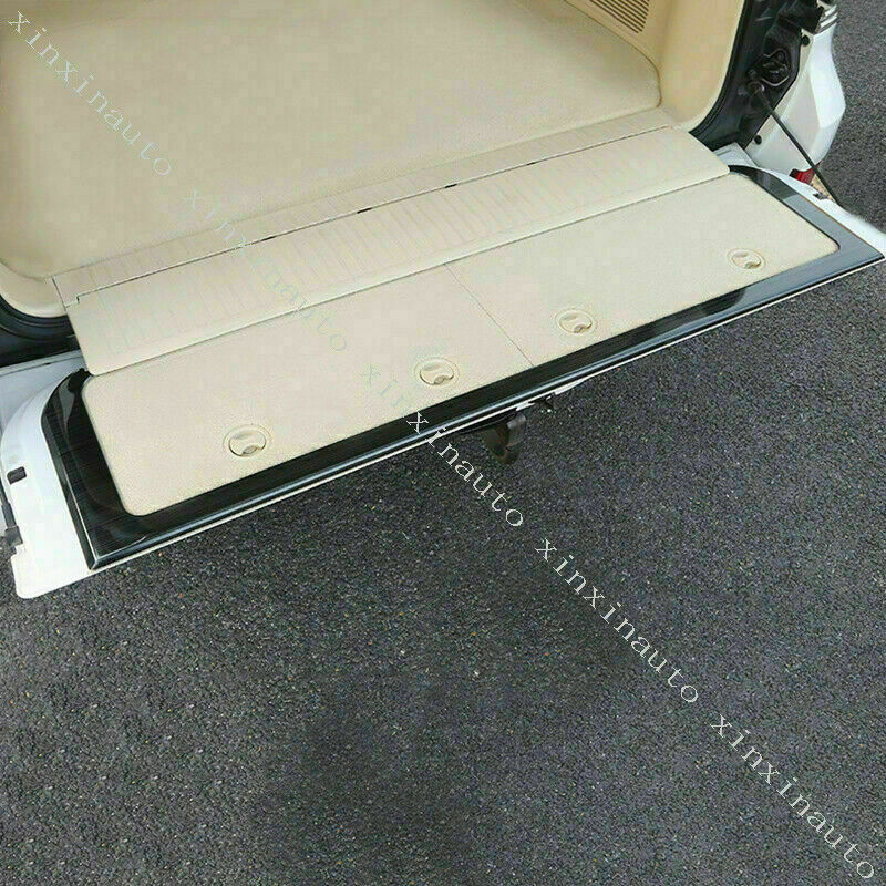 Black Rear Trunk Tailgate Frame Molding Cover Trim for Toyota for Land Cruiser 08-21