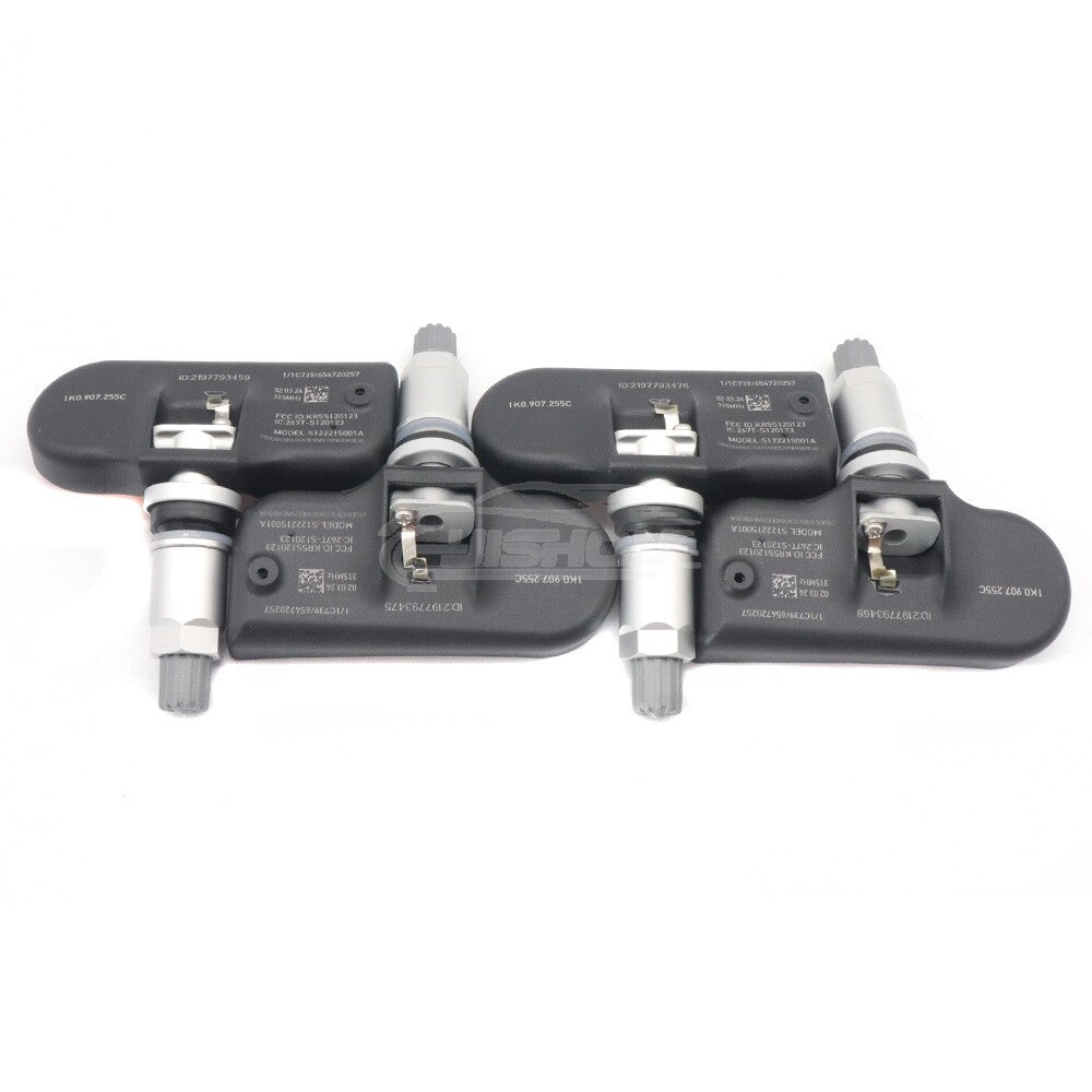 Set 4 TPMS Tire Pressure Sensor for Audi for A4 Q5 for VW Beetle for Jetta for Passat 1K0907255C