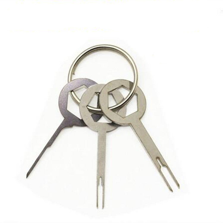 3Pcs Car Electrical Terminal Wiring Crimp Cable Plug Extractor Removal Key Tool