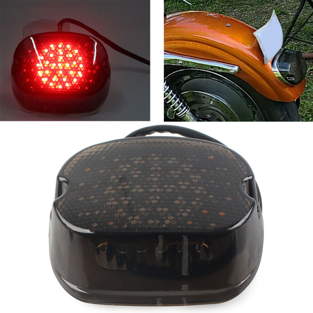 for Harley Sportster Dyna Motorcycle LED Brake Tail Light Integrated Turn Signal