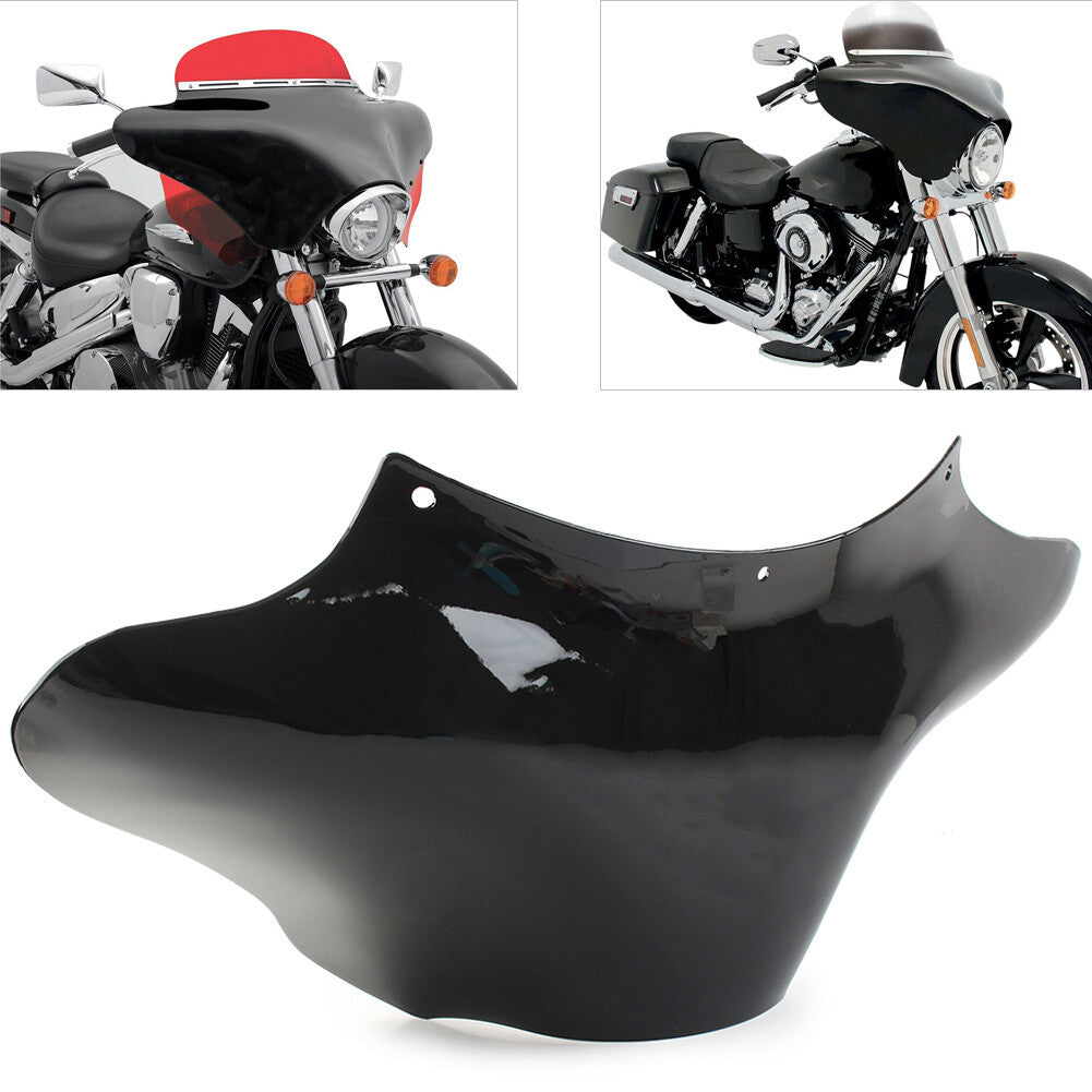1x Fit for Harley-Davidson Road King Softail Fatboy Front Outer Batwing Fairing Cowl