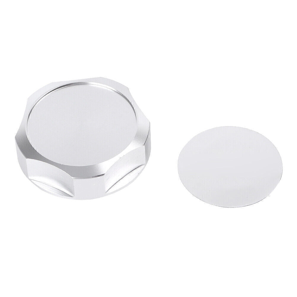 for Nissan Motorsports Silver Billet Engine Oil Filler Cap Fuel Tank Cover