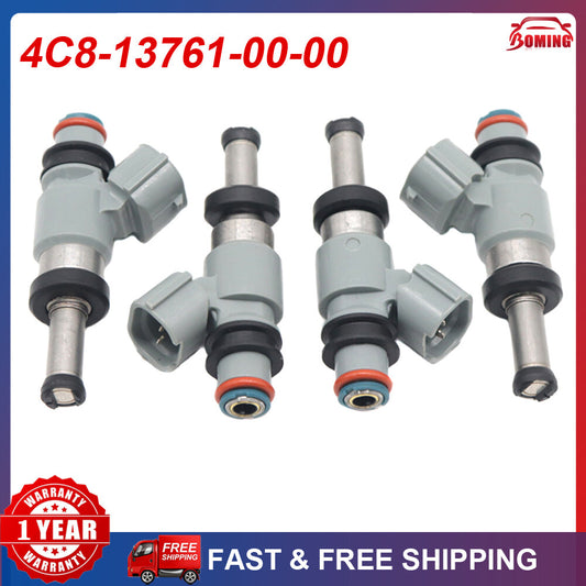 4x Fuel Injector for Yamaha WR250 FZ09 FZ10 MT09 MT10 YFZ R1 4C8-13761-00-00