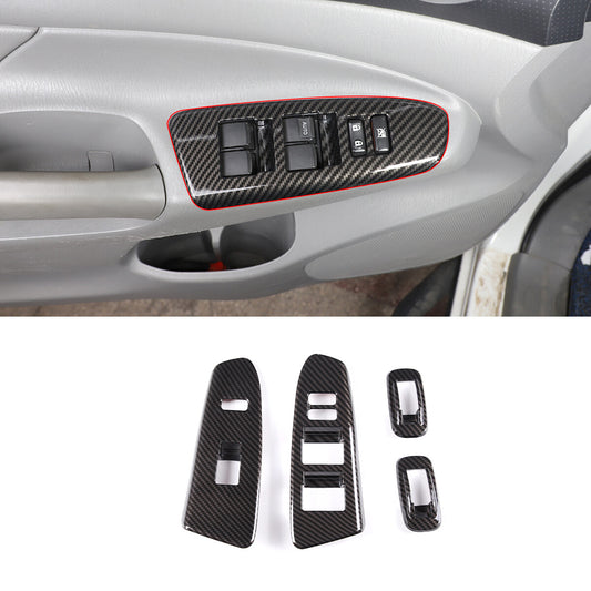 4-Piece Red Inner Door Handle Frame Trim for Toyota Tacoma 2005-14 2015