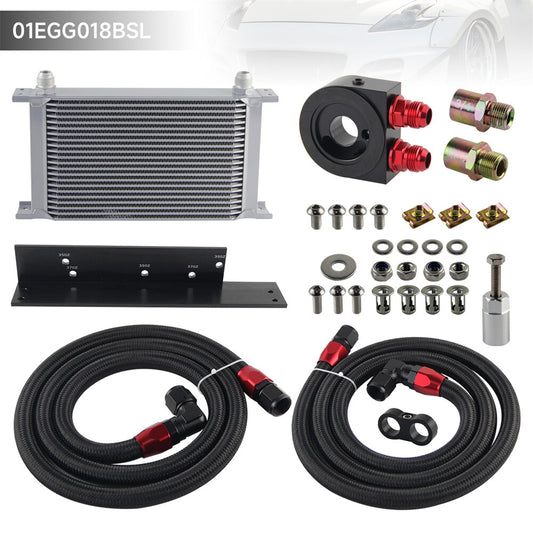 22 Row Bolt On Oil Cooler Kit Fits for Nissan 03-08 350Z VQ35 / 2009-2017 370Z VQ37