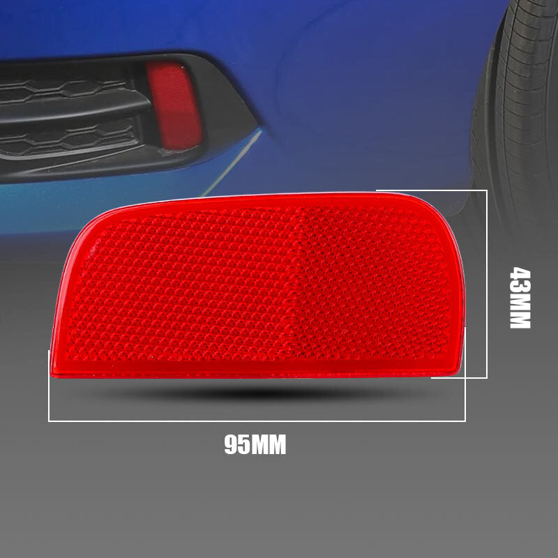 RH Red Lens Rear Bumper Reflector Assy For 2016-2021 10th Gen for Honda for Civic Sedan