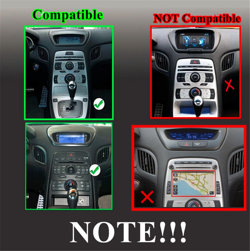 9Android 12 1+16G Car Radio GPS Navi for Hyundai for Genesis /Rohens Coupe 2009-12