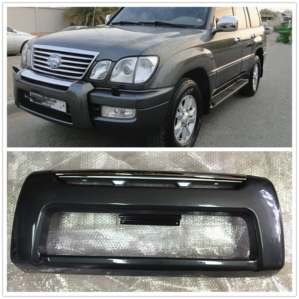 1X Front Bumper Protector Guard Bar Dark Grey for Land Cruiser LC100 for Lexus LX470