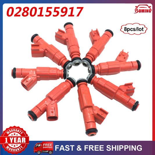 new 8-piece fuel injector kit for 2000-2004 for Ford Excursion 6.8L V10 0280155917