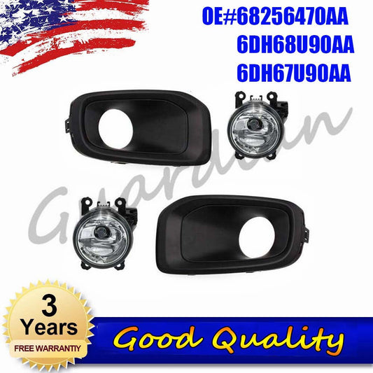 One pair of left and right fog lights for the for Jeep Renegade Limited Sport 2015 - 2017 16