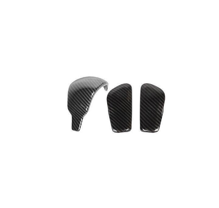 for Jeep Grand Cherokee 16-20 Carbon Fiber Gear Shift Knob Shifter Lever Trim 3X