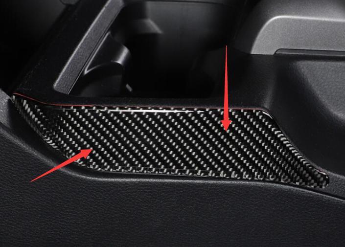 for Toyota Tacoma 16-22 2PCS Real Carbon Fiber Gear Shift Both Side Cover Trim