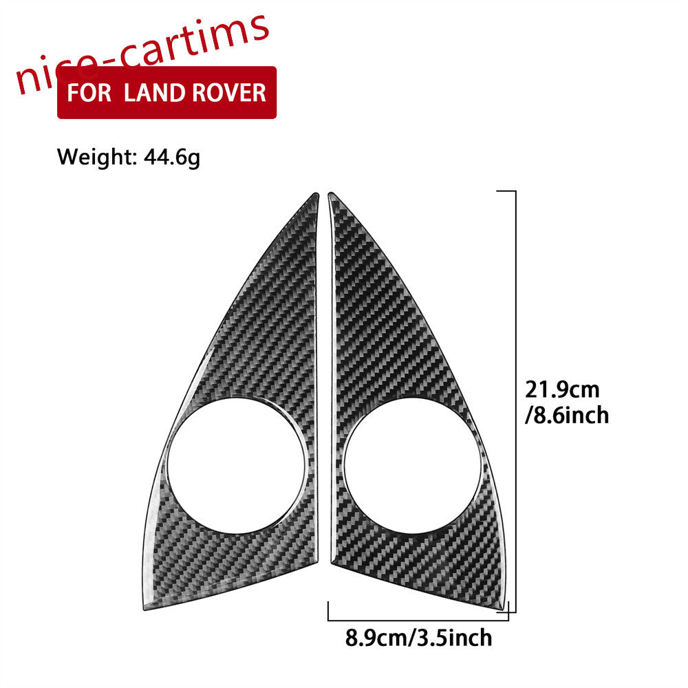 Carbon Fiber Front A Pillar Speaker Cover for Land Rover Discovery Sport 2015-19