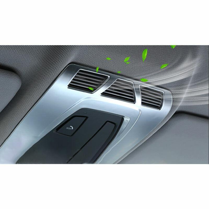 for BMW X5 X6 F15 F16 2014-2018 ABS Silver Front Reading Light Lamp Frame Trim