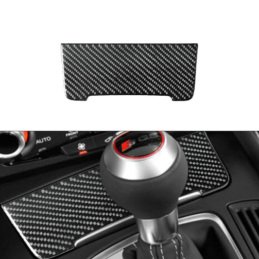 Storage Cigarette Lighter Lid Trim Cover Decor Carbon Fiber for Audi Q5 2009-017