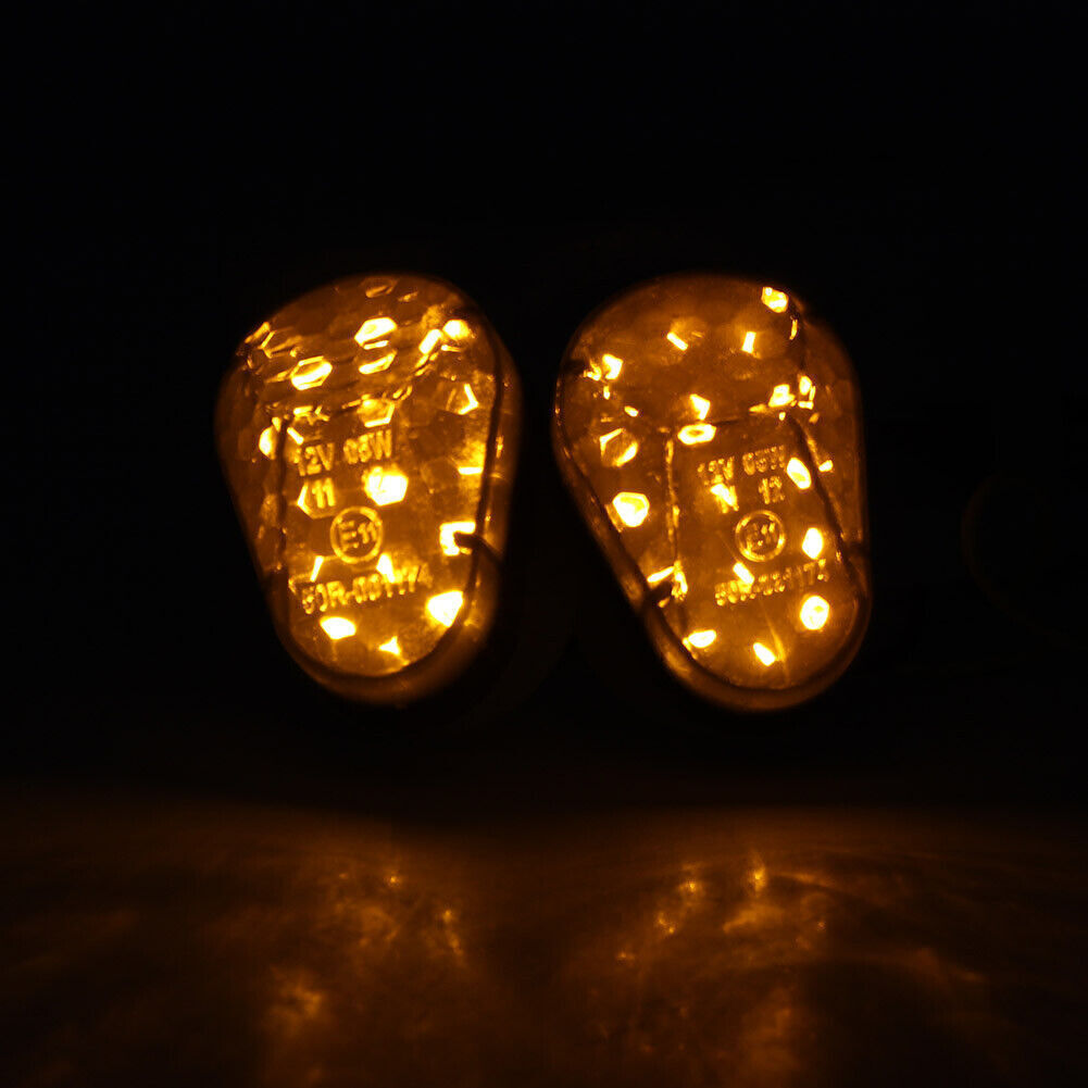 2x Flush Mount Turn Signal Blinker Light for Kawasaki ZX6RZX9R 12 SMD LED