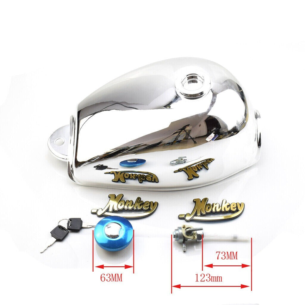 Electroplate Steel Gas Fuel Tank for Honda for Mini Trail Monkey Bike Z50 Z50A Z50J