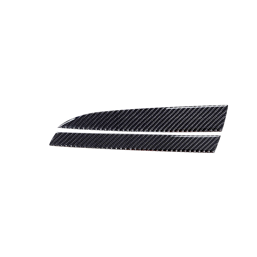 2x carbon fiber passenger dashboard bezel for BMW X3 F25 X4 F26 2011-17