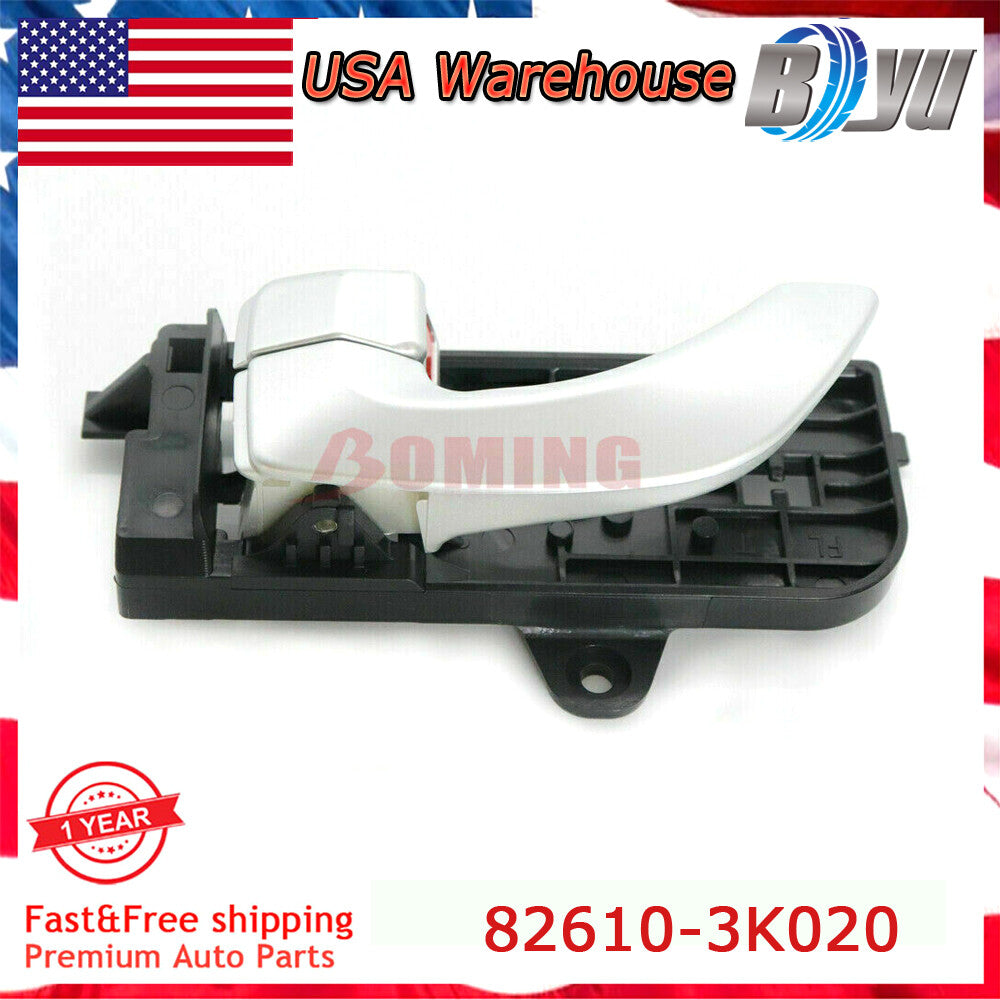 1X 82610-3K020 Silver Door Handle Driver Side Inside for Hyundai Sonata FL 05-08