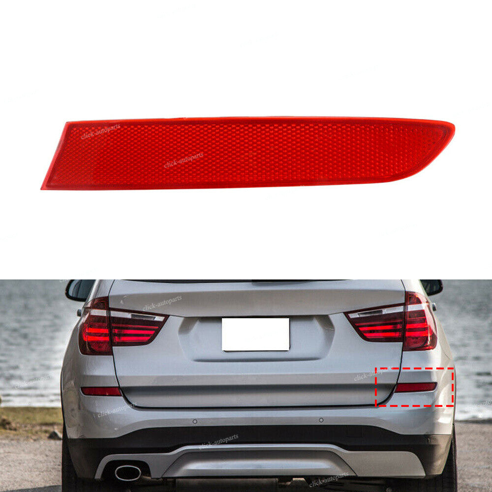 Rear RH Bumper Reflector Strip Light Cover Trim for BMW F25 X3 Series 2014-2017