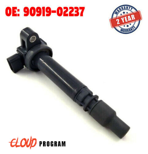 Brand new ignition coil 90919-02237, suitable for Toyota Tacoma 2.4L and 2.7L engines (2000-2004).