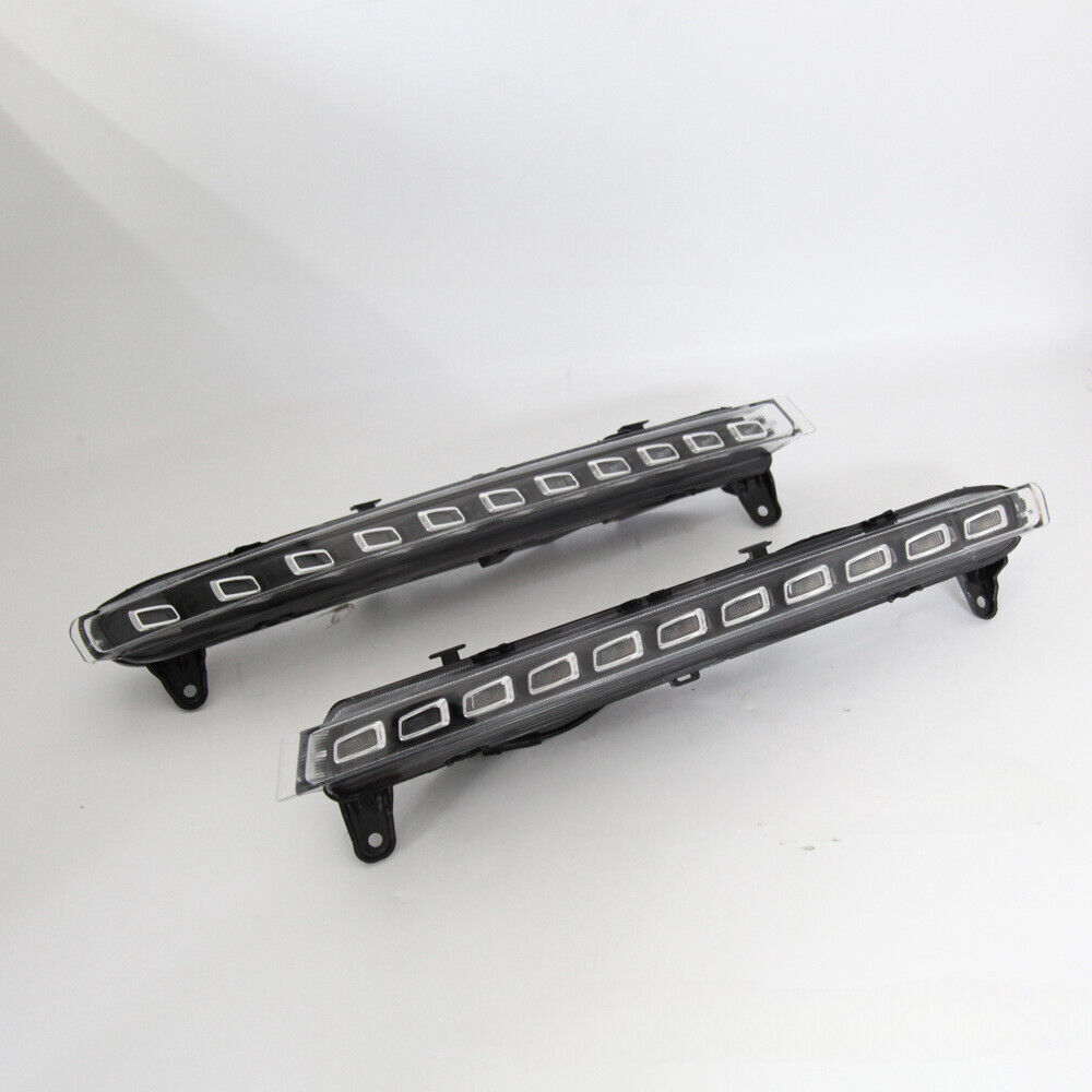 LED Daytime Running Light DRL Turn Signals Fog Lamps Pair for Audi Q7 2007~2009