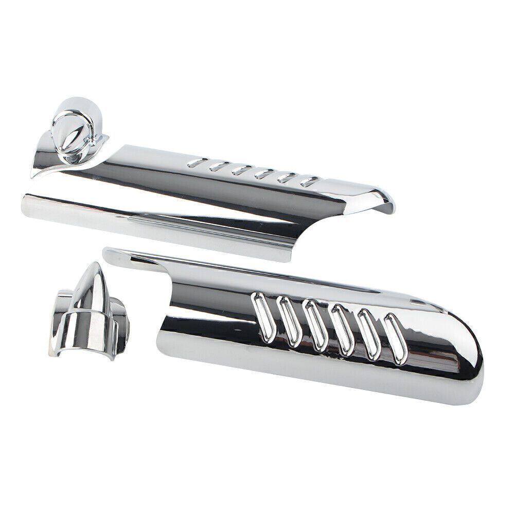 for Harley Touring FLHT 2000-13 Chrome Fitk Lower Leg Deflectors Shield Cover