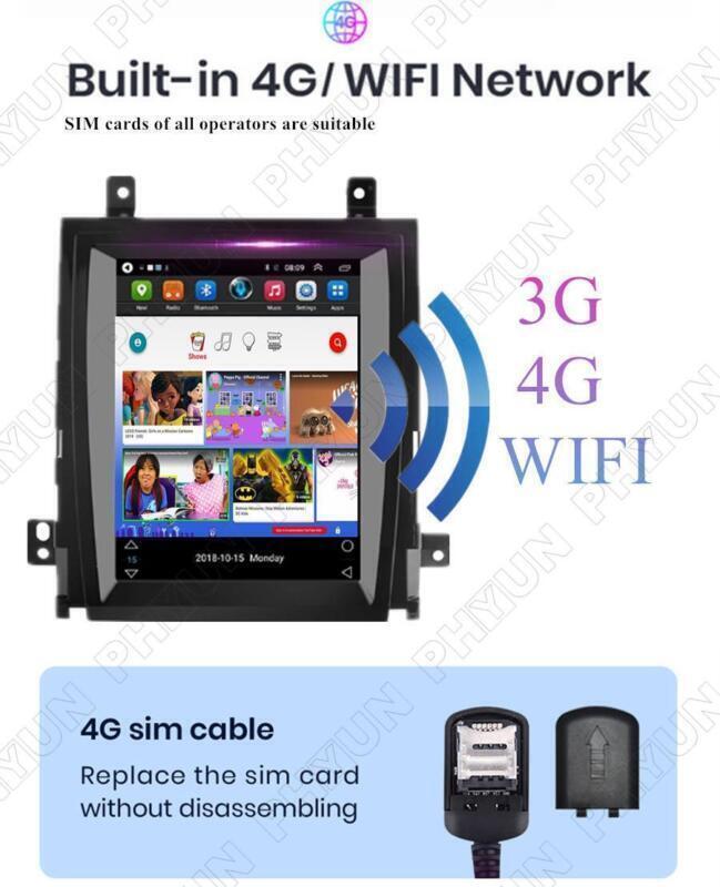 9.7 Car Stereo Radio GPS For Wireless Carplay for Cadillac for Escalade 2007-2014