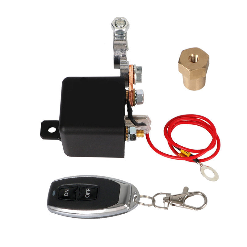 Car Battery Disconnect Cut Off Isolator Switch Anti-Theft Remote Control Switch