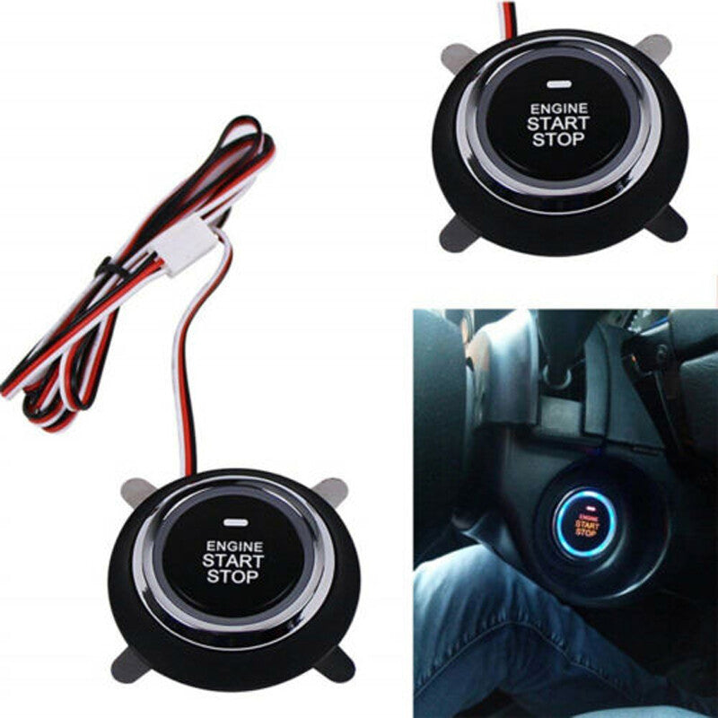 12V car ignition switch, engine start button, keyless entry starter assembly