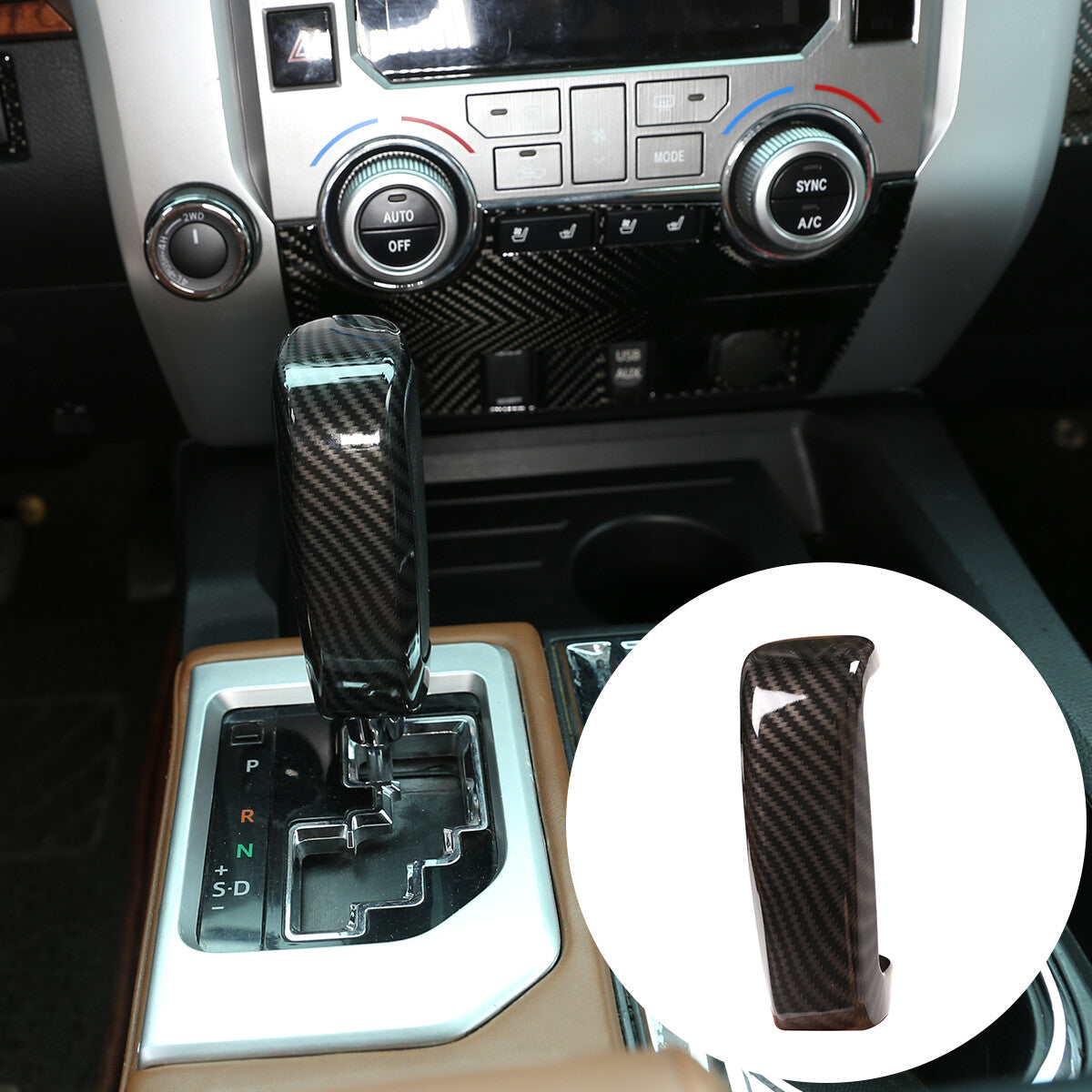4-Piece Silver ABS Exterior Door Cup Trim Cover for Toyota Tacoma 2016-2022