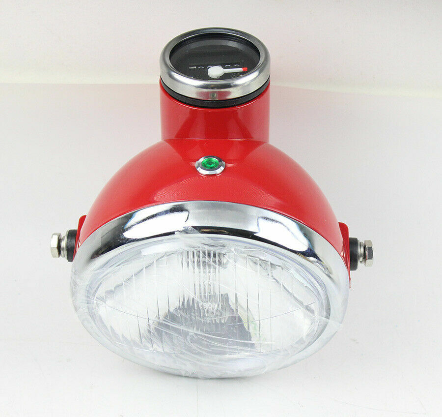 Red Headlight Headlamp Speedometer for Honda Monkey Z50 Z50R Z50J Skyteam Z50