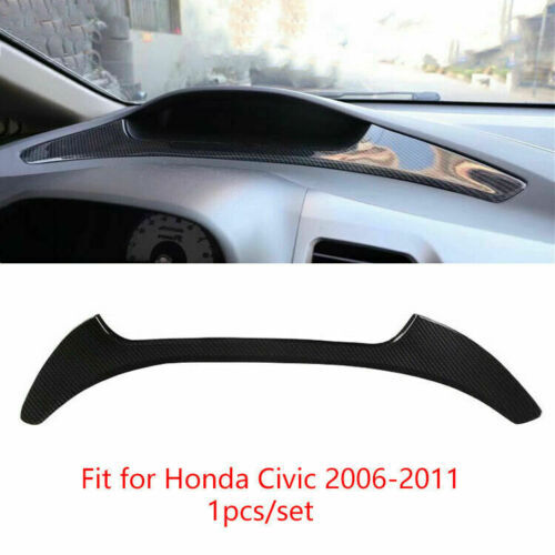 Center Control Speedometer Cover Trim ABS Carbon Fiber for Honda for Civic 2006-2011