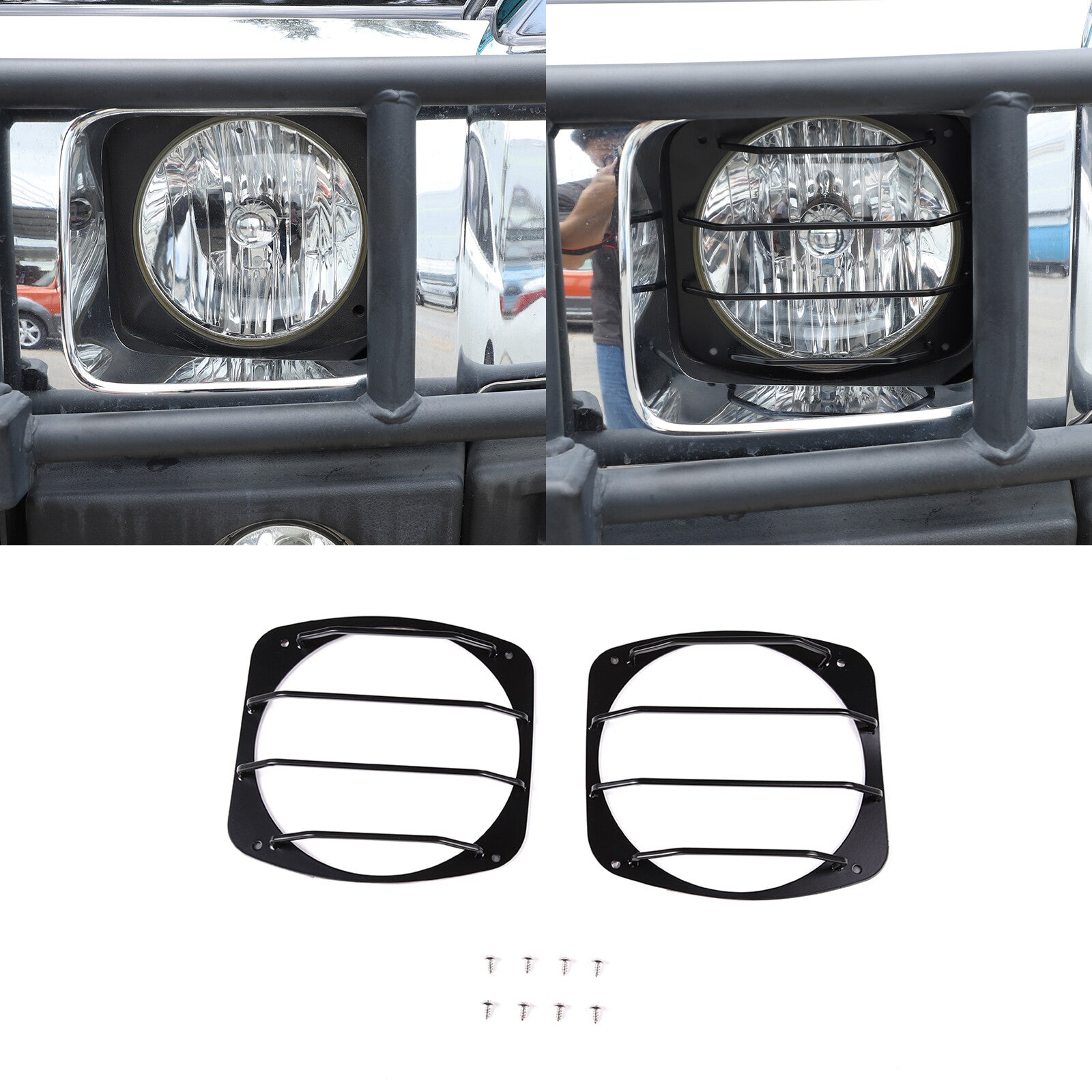 2-Pack Carbon Fiber Steering Wheel Button Sticker Decorations for Toyota Tacoma (2011-15)